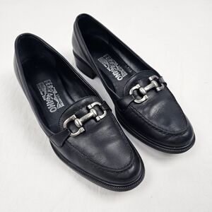 Salvatore Ferragamo Gancini Horse Bit Loafers